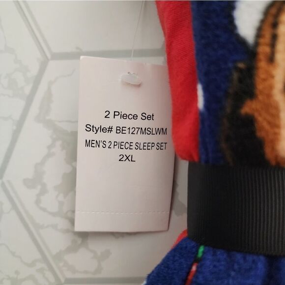 Mens Elf "SON OF A NUTCRACKER! Santa I Know Him" T-Shirt & Pants Sleep Set 2XL - Picture 4 of 5